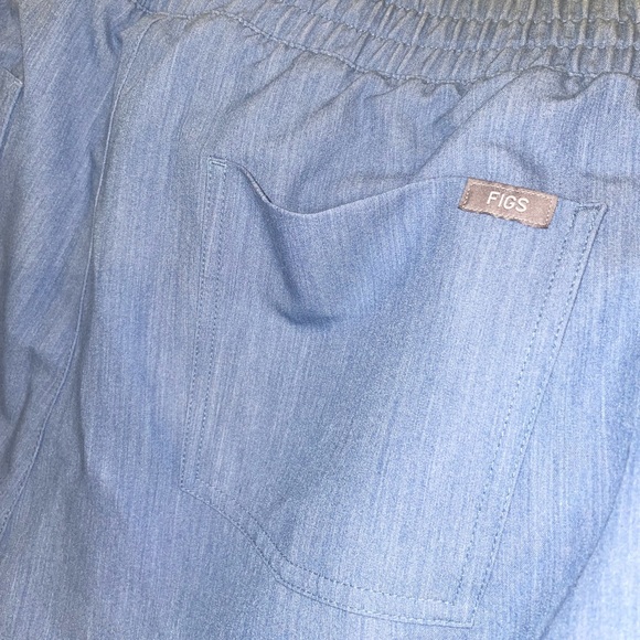 FIGS LIMITED EDITION HEATHER INDIGO HIGH WAISTED ZAMORA JOGGERS XL - Picture 3 of 9